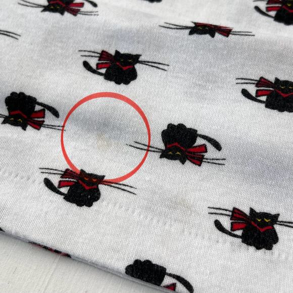 Cutty Rock Vintage Black Car Kitten Polo shirt women’s size medium 1980's - Picture 9 of 9